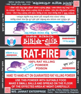 RAT FIRE ইঁদুরের বিষ
