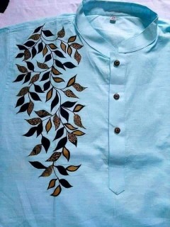 হ্যান্ডপেইন্ট পাঞ্জাবি (খাদি কটন কাপড়)