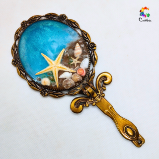 Resin Hand Mirror