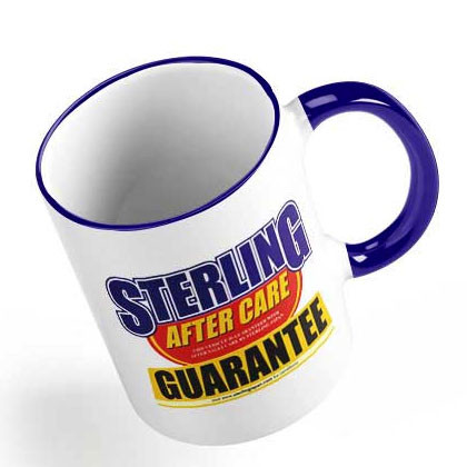 Sublimation Blue Rin Mug with Print