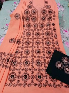 হ্যান্ড এমব্রয়ডারী থ্রি- পিছ