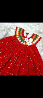 কুশি কাটার বেবি ড্রেস